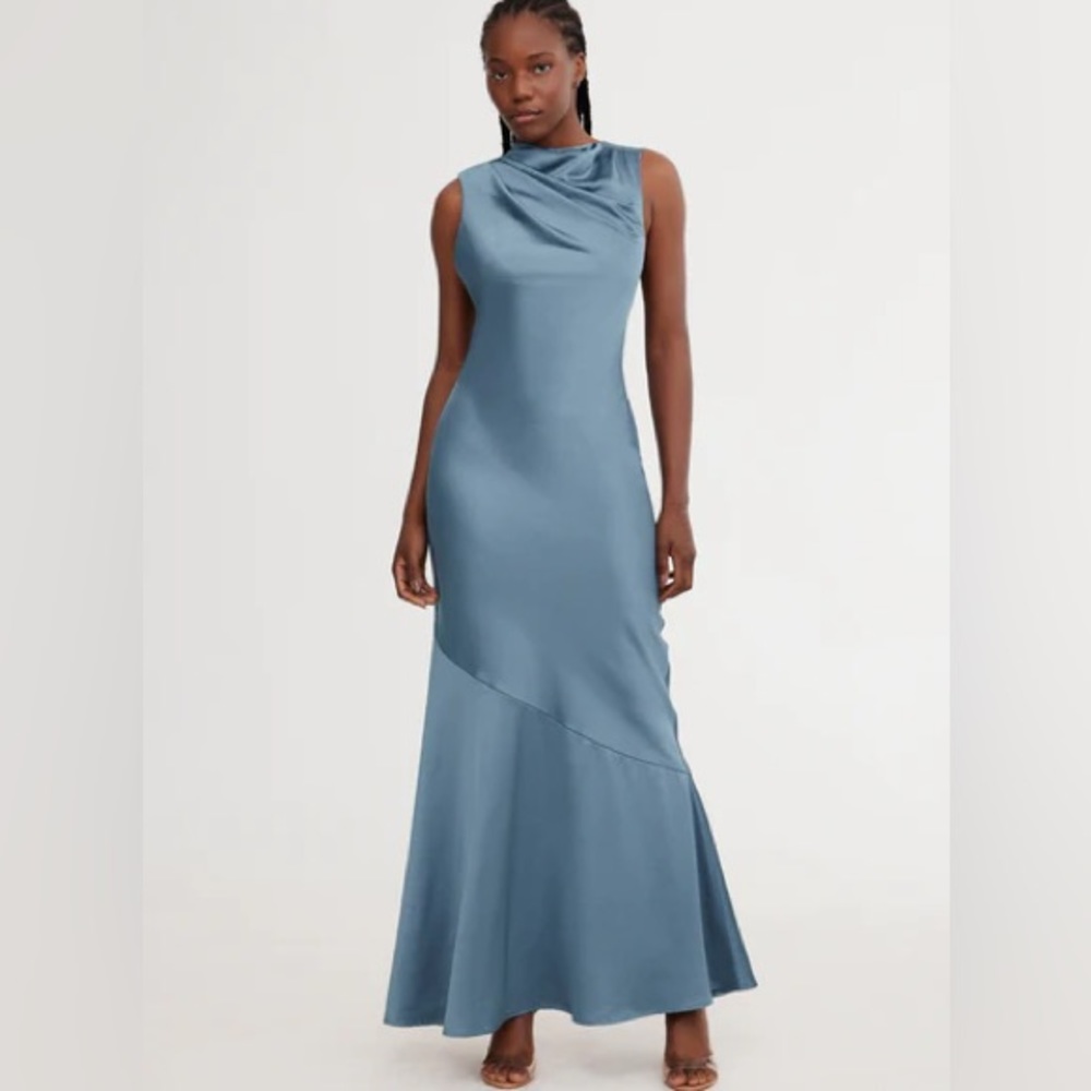 Significant Other Lana Maxi Dress in Petrol size 2 NWT